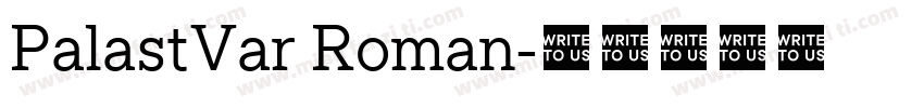 PalastVar Roman字体转换